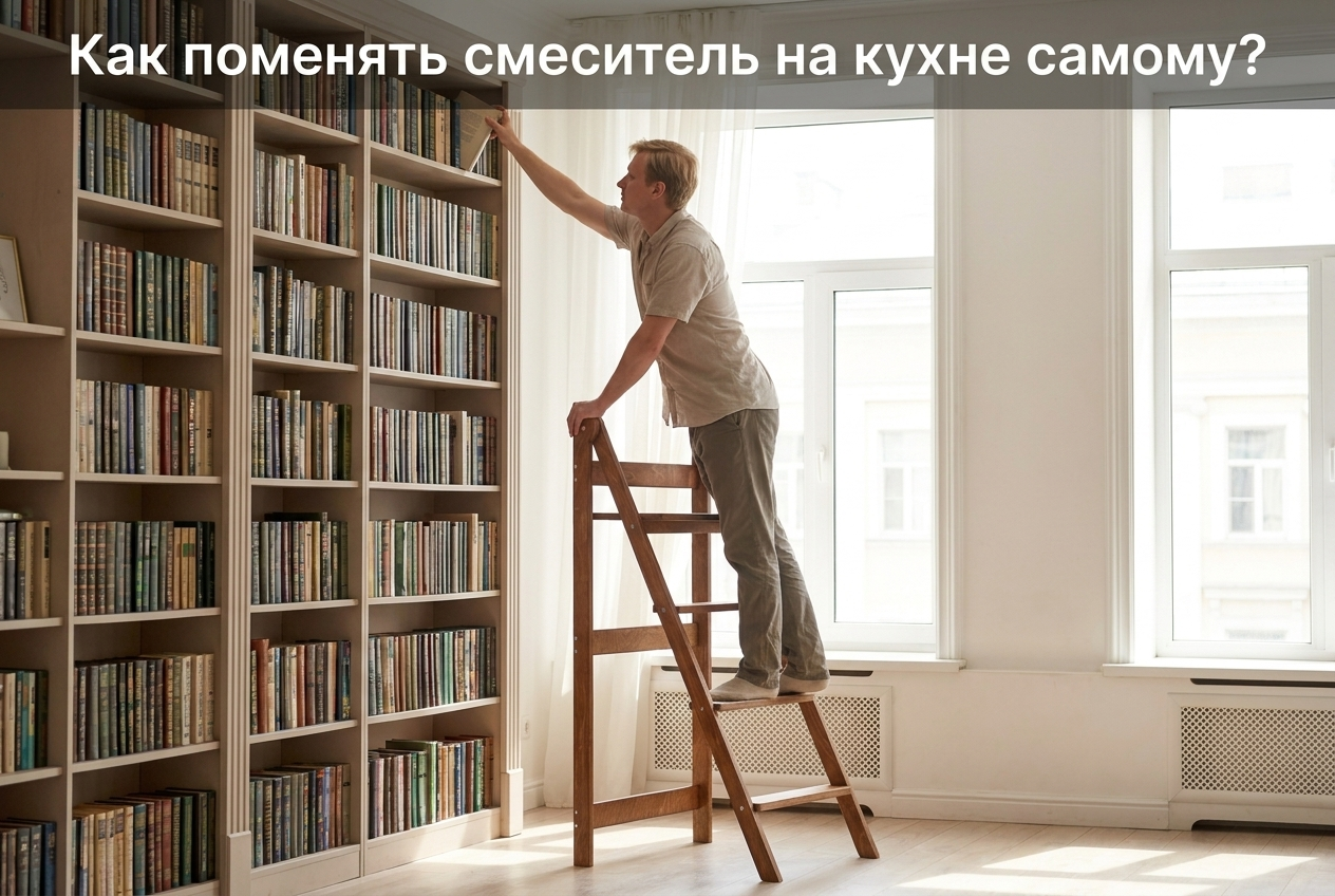 Процесс установки нового кухонного смесителя своими руками пошагово